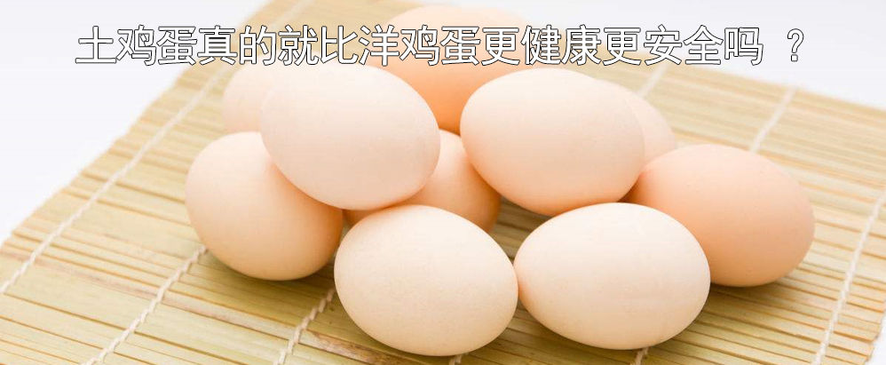 《较真》：土鸡蛋真的更健康更安全吗