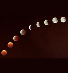 丰收之月的月全食，美！